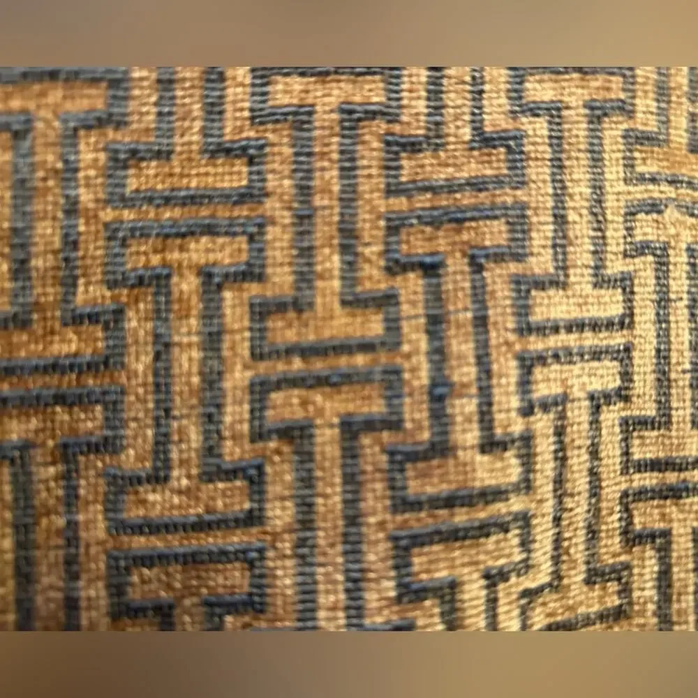 BNWOT Gold Rust Charcoal Pillow Cover Textured Chenille like material 17x17